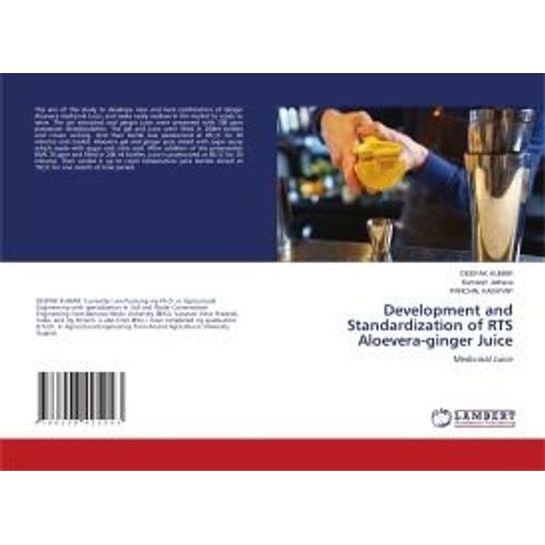 Development And Standardization Of Rts Aloevera-Ginger Juice    Format Broch 