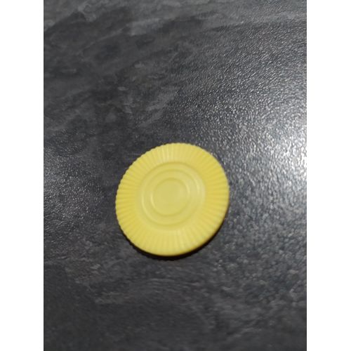 Jeton Jaune En Plastique