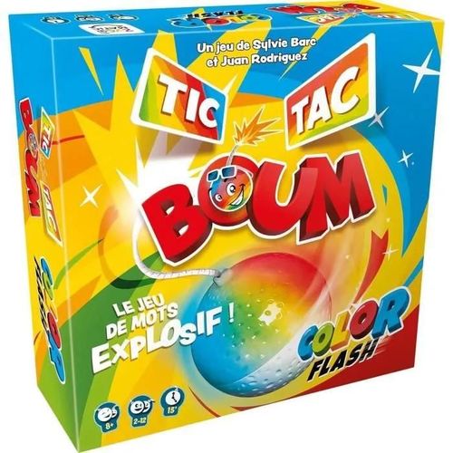 Jeu Classique Asmodee Tic Tac Boum Color Flash