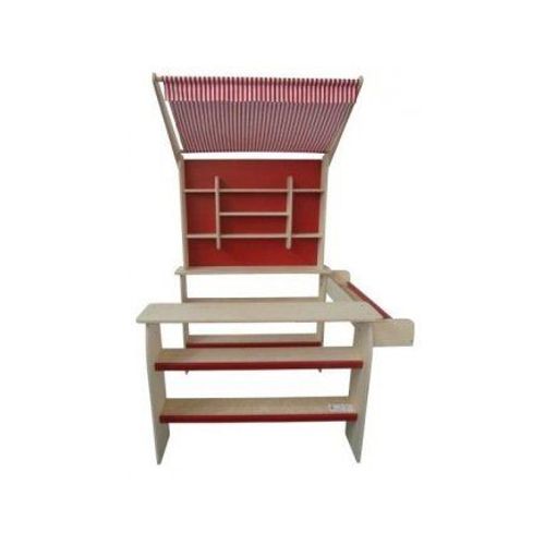 Jeu D Imitation - Grande Marchande En Bois Vide 72 X 68 X 105 Cm