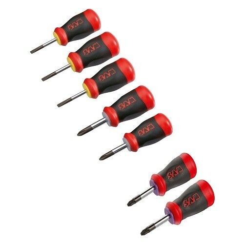 Jeu De 7 Tournevis Compacts S1 Fente, Phillips Et Pozidriv - Tom Pouce Sam Outillage