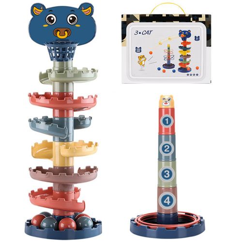 Jeu De Balles Roulantes Pour Enfants, Jeu De Boules Roulantes, Tour De Jenga, Jouets D'entranement  La Motricit Fine, ducatifs Et Amusants, Cadeaux Pour Tout-Petits