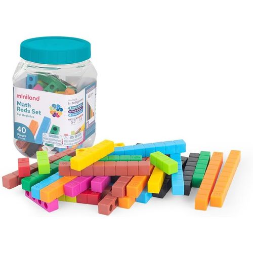 Jeu De Bandes Pour La Logique Mathmatique Initiale Multicolore. Fabriqu En Espagne. Comprend 4 Jeux De 1  10 Bass Sur La Mthode Cuisenaire..[E3867]