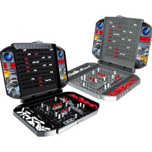 Jeu De Bataille Navale Cadeau Pour La Famille Battleship Jeu De Socit Classique En Petit Format Jeu De Voyage Et De Stratgie Pour Enfants  Partir De 4 Ans Et Plus.[E3386]