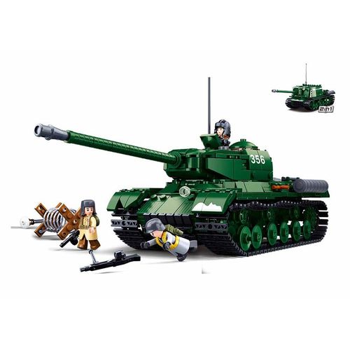 Jeu De Construction Brique Emboitable Sluban Army Char Lourd 2en1 Bataille De Budapest Armee Militaire M38 B0979 Soldats Articules 413320 Jeu Jouet Enfant Kids