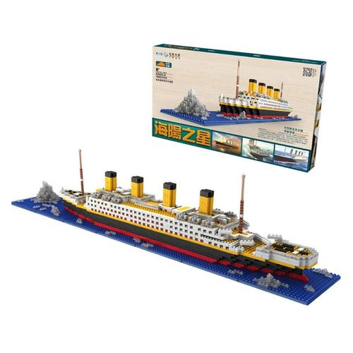 Jeu De Construction De Bateau De Croisire Titanic Q0kb, 1860 Pices, Mini Blocs De Construction, Jouets Bricolage