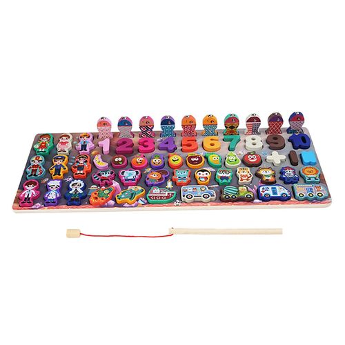 Jeu De Correspondance De Maths, Jouets D'Apprentissage, Puzzle De Nombres De Coopration Mains-Yeux Pour Enfants 3 4 5 6 Cadeaux De Nol