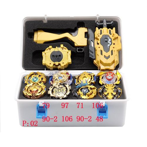 Jeu de lames de Toupie en m?�tal dor?�, bo?�te Fafnir, Beyblade B-151B-153, jouets pour Ch 