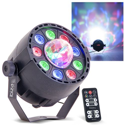 Pack 2 Jeux de lumires PAR-ASTRO 2 en 1 projecteur PAR + ASTRO - LED DMX 12W