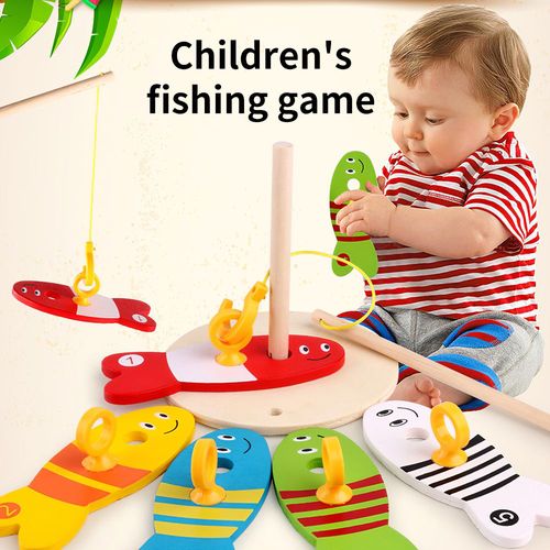 Jeu De Pche Montessori En Bois Pour Enfants, Jeu ducatif En Forme De Colonne Imbrique, Jeu De Socit Occup, Nid De Poisson Numrique