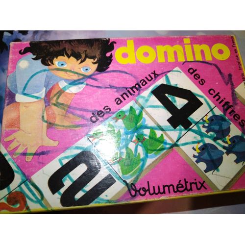 Jeu De Socit Jeu De Domino Des Animaux Et Des Chiffres Jeu Ancien Volumetrix