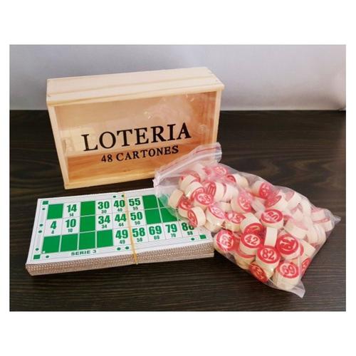 Jeu De Socit Loto Bingo 90 Numros + 48 Cartons De Jeu Lotto + Bote