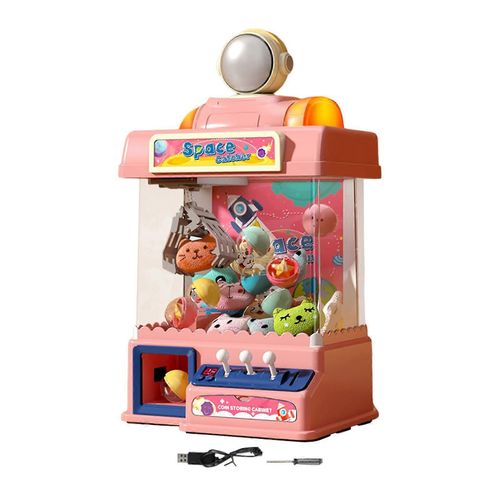 Jeu de table Claw Machine Jeu de machine  griffes lectronique avec lumire et sons Manivelle Jouet de poupe  saisir Cadeau de vacances pour toute la famille