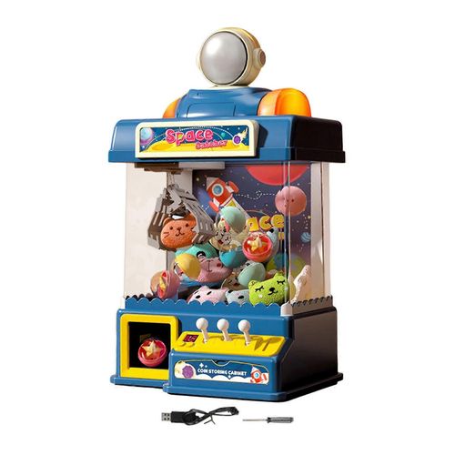 Jeu de table Claw Machine Jeu de machine  griffes lectronique avec lumire et sons Manivelle Jouet de poupe  saisir Cadeau de vacances pour toute la famille