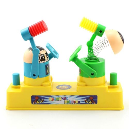 Jeu De Table Interactif, Double Planche De Combat, Marteau, Robot, Puzzle, Jouets Pour Enfants Et Adultes, Rduction De Pression, 1 Ensemble
