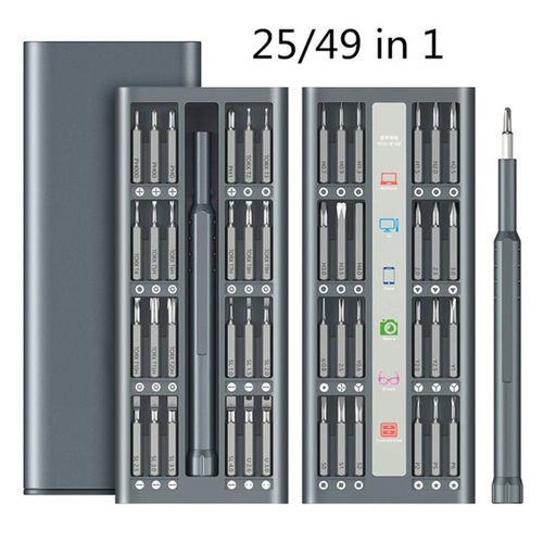 Jeu De Tournevis 25 En 1 49 En 1 Torx Multifonctionnel Ouverture Rparation Ensemble D'outils Tournevis De Prcision Pour Tlphones Tablette Pc