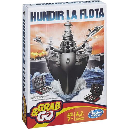 Jeu De Voyage Bataille Navale (Version Espagnole) Version Espagnole/Portugaise Multicolore.[E2967]