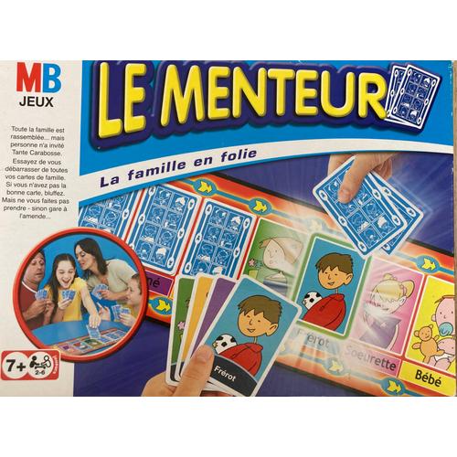 Jeu de société Le Menteur la famille en folie vintage MB Jeux ( 1980 ...