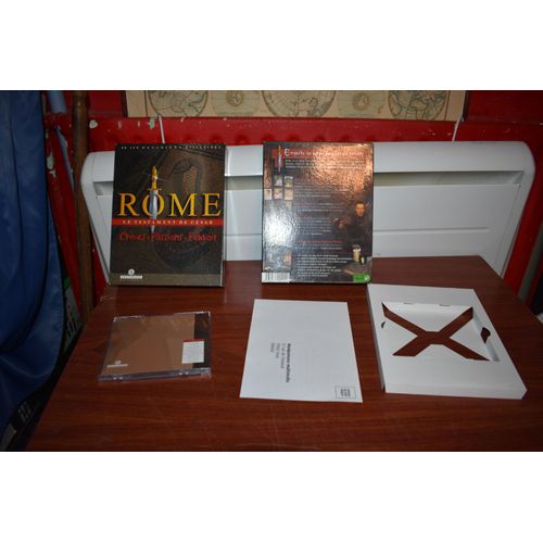 Jeu Pc Big Box Grosse Boite Rome Le Testament De Cesar Crime Passion Pouvoir