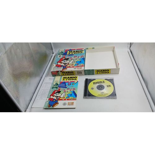 Jeu Pc Cd-Rom Mario  L'ecole