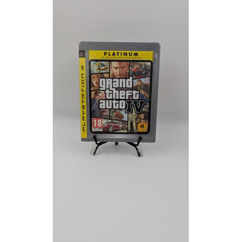 Jeu Playstation 3 Grand Theft Auto Iv (4) (Platinum) En Boite, Sans Notices