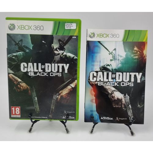 Jeu Xbox 360 Call Of Duty Black Ops En Boite, Complet (Jaquette Plastique Abme)