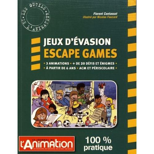 Jeux D'vasion Escape Games   de Contassot Florent  Format Beau livre 