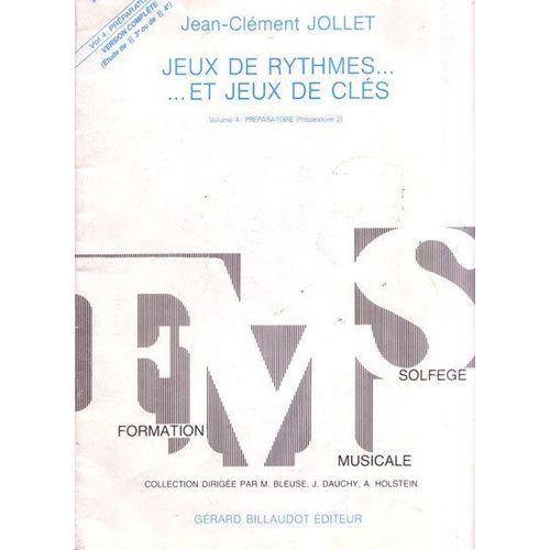 Jeux De Rythmes Et Jeux De Cls - Volume 4