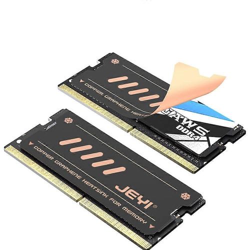 JEYI Graphene Laptop RAM Dissipateur thermique, graphne double couche et feuille de cuivre Design refroidisseur Radiateur de mmoire pour DDR5 DDR4 DDR3 DDR2