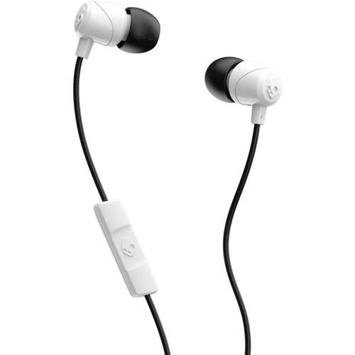 Jib couteurs Intra-Auriculaires Filaires, Microphone, Compatibles Appareils Bluetooth + Ordinateurs Blanc