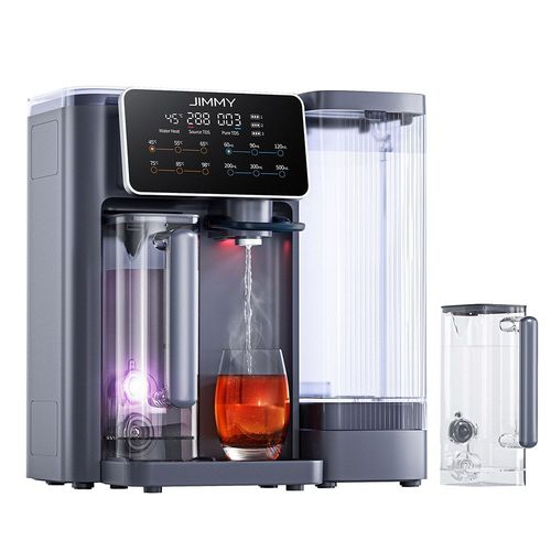 JIMMY R9 Purificateur d'eau par osmose inverse de comptoir, chauffage instantan en 3 secondes, 7 rglages de temprature