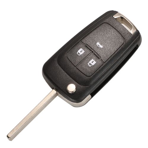 Jingyuqin-Porte-Cls De Voiture  Distance Pour Chevrolet,Malibu,Cruze,Aveo,Spark,Orlando,Lame Hu100 Non Coupe,Puce Pcf7952e,2 Boutons,3/4 Boutons,433mhz - Type 3b Pcf7952e Chip