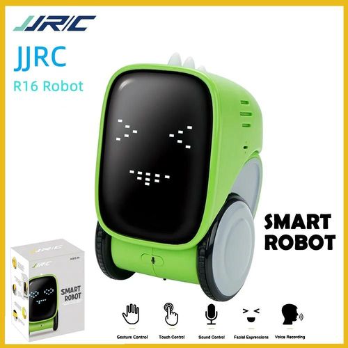 JJRC R16 - Mini Robot intelligent de poche RC, jouet ducatif, interactif, interactif, avec Dialogue, commande vocale et tactile