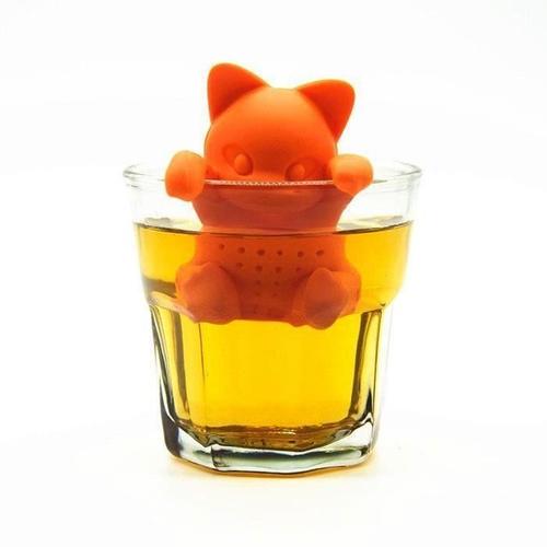 Jl - Le Chat Infuseur Infusion Th Filtre Boule Chats Tea Cat Silicone - Jlvso827a2311