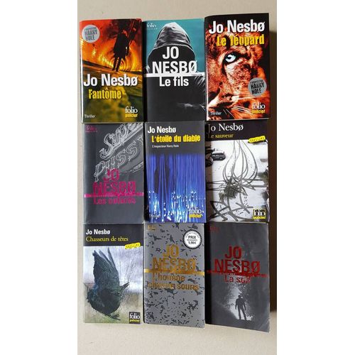Jo Nesbo - Lot De 9 Livres   