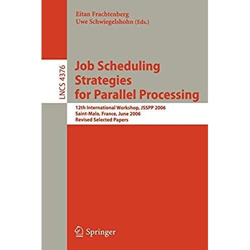 Job Scheduling Strategies For Parallel Processing    Format Broch 