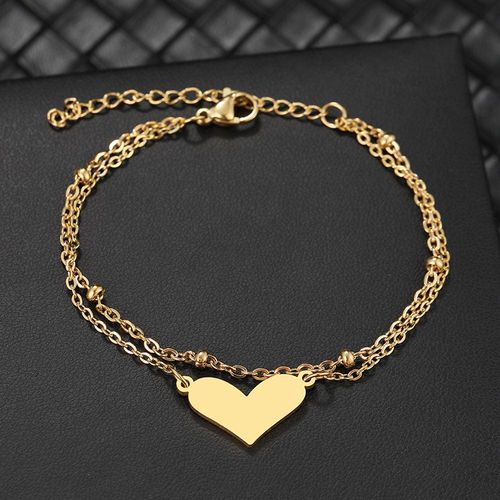 Jocoussins-Bracelets Multicouches En Acier Inoxydable Pour Femme, Pendentif Perle, Charme Esthtique, Mode Corenne, Bijoux Cadeaux