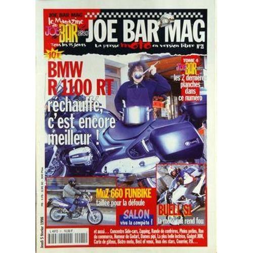 Joe Bar Mag N 21 Du 05/02/1998 - Bmw R1100 Rt - Muz 660 Funbike Taillee Pour La Defoule - Salon - Vive La Compete - Buell S1 - La Moto Qui Rend Fou