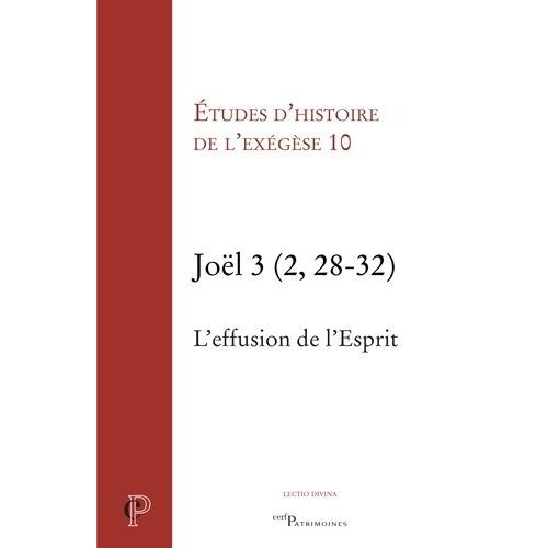 Jol 3 (2, 28-32) - L'effusion De LEsprit    Format Broch 