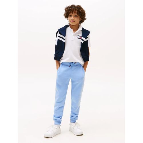 Jogging Coupe Standard  Chevilles Resserres Tommy Script Flag Sweatpant/Cloudy Blue - 152 Cm