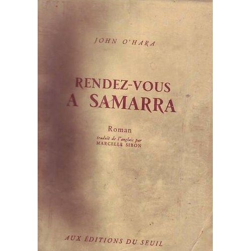 Rendez-Vous A Samarra   de O'HARA John 