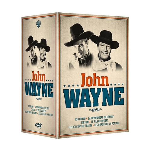 John Wayne - 6 Films : La Prisonnire Du Dsert + Chisum + Rio Bravo + Voleurs De Trains + Le Fils Du Dsert + Les Cordes De La Potence - Pack de John Ford