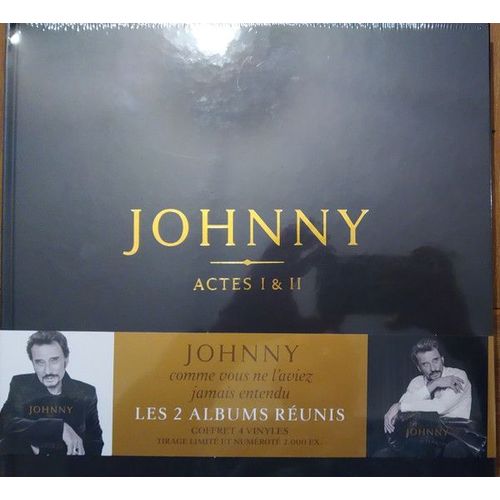 Johnny Acte I Et Acte Ii - (Edition Exclusive Nol) - Vinyle 33 Tours - Johnny Hallyday