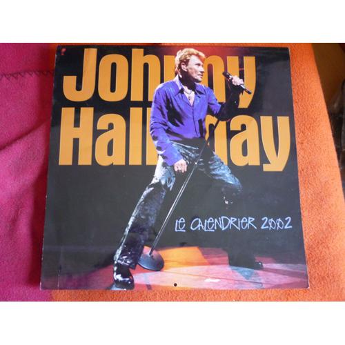 Johnny Hallyday Calendrier 2002