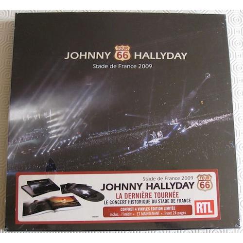 Stade De France 2009 -  Tour 66 - Coffret 4 33 Tours - Johnny Hallyday