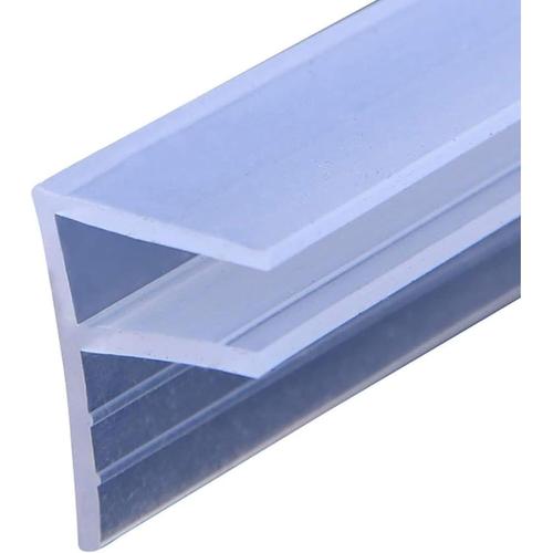 Joint De Porte De Douche En Verre Sans Cadre De 305 Cm, Bande De Barrire D'eau En Silicone De Type F Pour Balcon, Fentre, Salle De Bain (9,5 Mm)