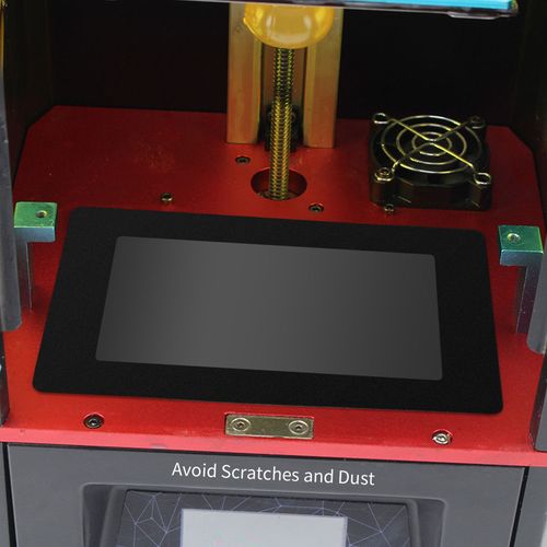 Joint LCD noir 9,5 x 6,7 pouces Protection contre les déversements de résine avec chiffons anti-poussière Compatible avec l'écran d'imprimante 3D en résine ELEGOO Saturn 8,9 pouces