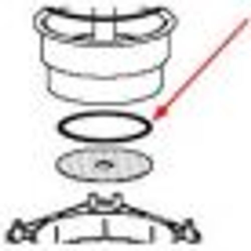 Joint Or Sous Diffuseur Bar40 Bar41 Bco260d Bco264 Ec190 Ec200 Ec410 Ec430 Ec510 Ec614 Ec700 Expresso Delonghi Ec510