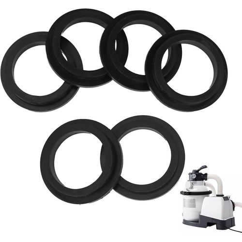 Joint Pompe Intex Pour Pompe Piscine Intex,5 Pices,Joint Torique En Caoutchouc Pour Pompe  Sable Intex 26323ca,26323eh,26331ca,26331eh,26337eh,Noir
