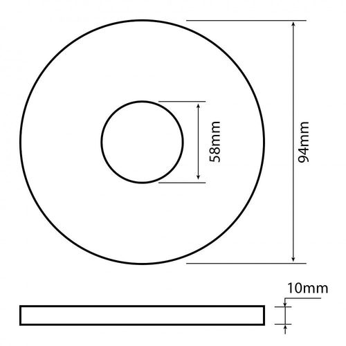 Joint Wc Pour Rservoir L.9.5 X H.1 X P.5.6 Cm